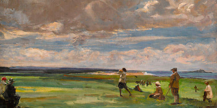 Sir John Lavery<br /> The Golf Links, North Berwick<br /> Estimate £300,000 – 500,000<br /> To be sold in the Scottish Art Sale, Sotheby’s London, 22 November 2016